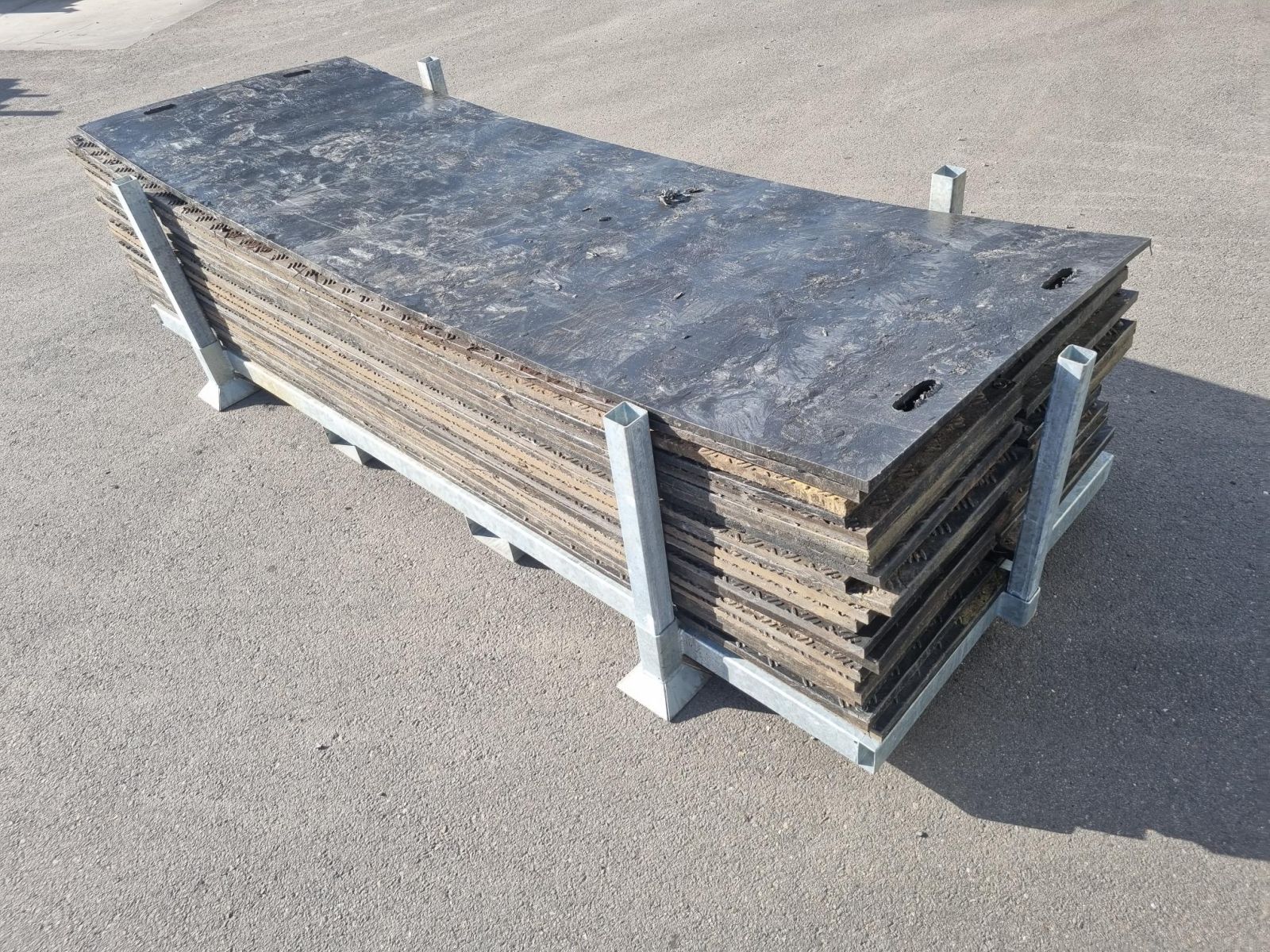 Kunststoff-Fahrplatte 300x100x2cm – 1x benutzt - Fotos 3